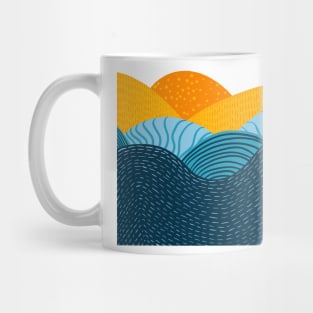 Sunset Hills Aesthetic Mug